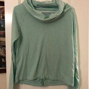 Teal cowl neck Columbia shirt